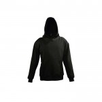 Sweatshirt de algodão e poliéster para crianças 280 g/m2 SOL'S SLAM cor preto