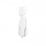 Sweatshirt de algodão e poliéster para crianças 280 g/m2 SOL'S SLAM cor branco vista lateral