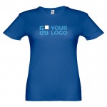 T-shirt básica para mulher para personalizar vista principal
