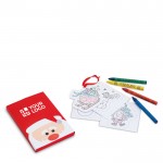 Kit com logo e desenhos de Natal para colorir vista principal