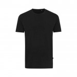 T-shirt mix de algodão reciclado e orgânico 180 g/m2 Iqoniq Bryce cor preto