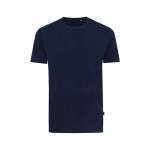 T-shirt mix de algodão reciclado e orgânico 180 g/m2 Iqoniq Bryce cor azul-marinho