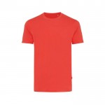 T-shirt mix de algodão reciclado e orgânico 180 g/m2 Iqoniq Bryce cor vermelho