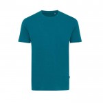 T-shirt mix de algodão reciclado e orgânico 180 g/m2 Iqoniq Bryce cor turquesa