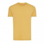 T-shirt mix de algodão reciclado e orgânico 180 g/m2 Iqoniq Bryce cor amarelo