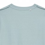T-shirt mix de algodão reciclado e orgânico 180 g/m2 Iqoniq Bryce cor verde pastel terceira vista