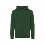 Sweatshirt de algodão reciclado e orgânico 340 g/m2 Iqoniq Jasper cor verde-escuro