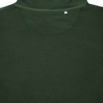 Sweatshirt de algodão reciclado e orgânico 340 g/m2 Iqoniq Jasper cor verde-escuro quarta vista