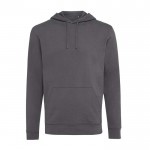 Sweatshirt de algodão reciclado e orgânico 340 g/m2 Iqoniq Jasper cor cinzento-escuro