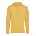Sweatshirt de algodão reciclado e orgânico 340 g/m2 Iqoniq Jasper cor amarelo