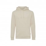 Sweatshirt confortável não tingida de algodão eco 340 g/m2 Iqoniq Torres cor natural