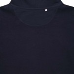 Sweatshirt de ajuste relaxado de algodão eco 340 g/m2 Iqoniq Yoho cor azul-marinho quarta vista