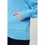Sweatshirt de ajuste relaxado de algodão eco 340 g/m2 Iqoniq Yoho cor ciano