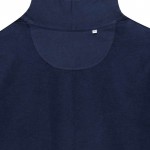 Sweatshirt com fecho de correr de algodão eco 340 g/m2 Iqoniq Abisco cor azul-marinho terceira vista