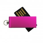 Pequena USB personalizada para porta-chaves cor fúcsia
