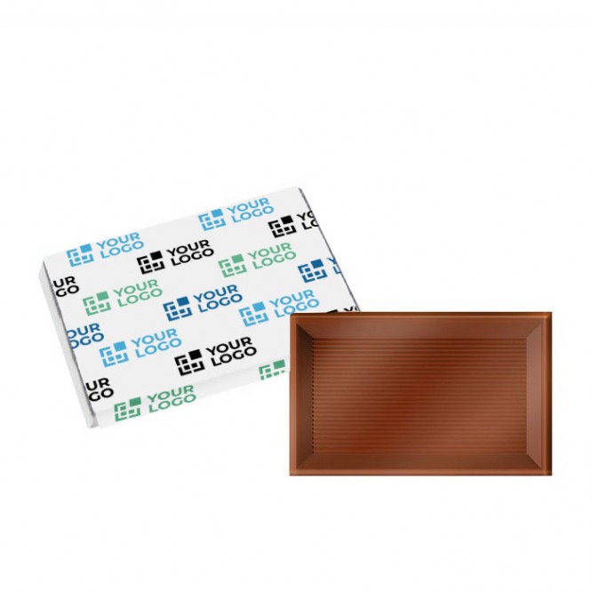 Minichocolates de chocolate de leite individuais 10g