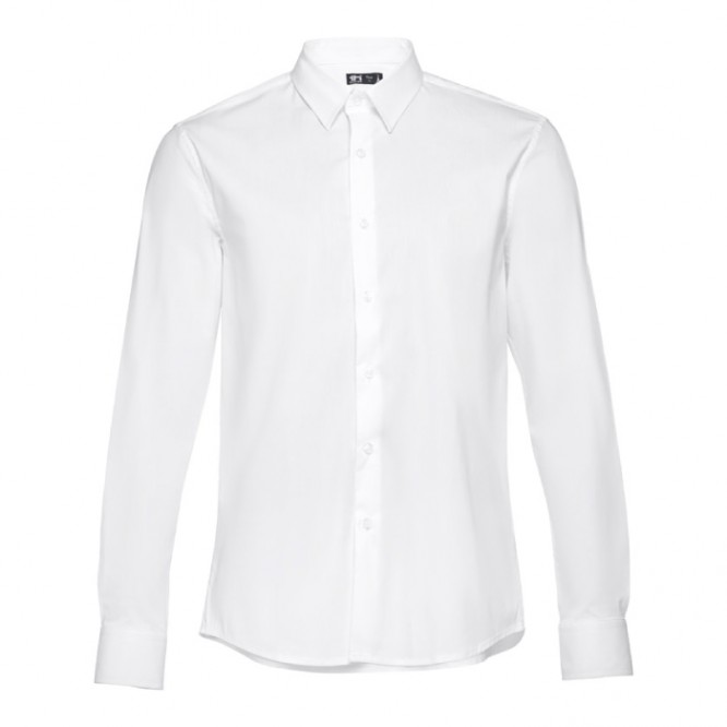 Camisa elegante para vestuário corporativo cor branco primeira vista