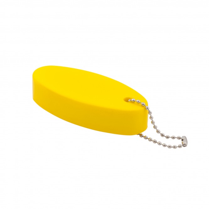 Porta-chaves flutuante personalizado barato cor amarelo