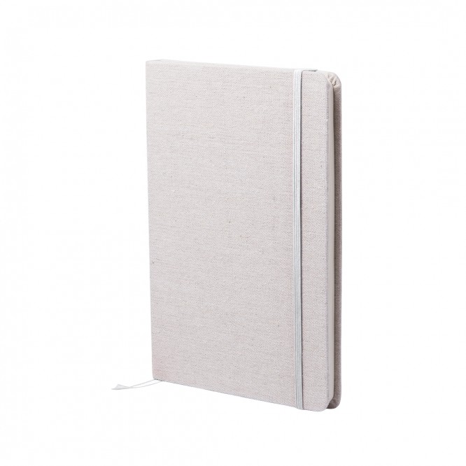 Caderno personalizado A5 com capa em algodão