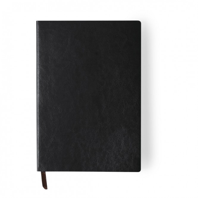 Caderno com capa flexível para publicidade A5 cor preto