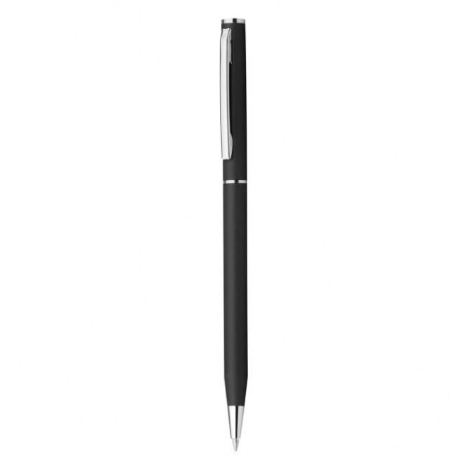 Colorida caneta promocional de alumínio cor preto