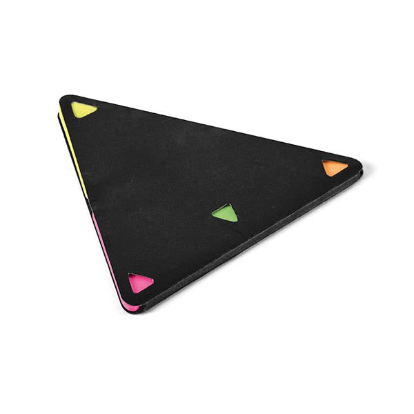 Kit de notas adesivas em forma de triângulo