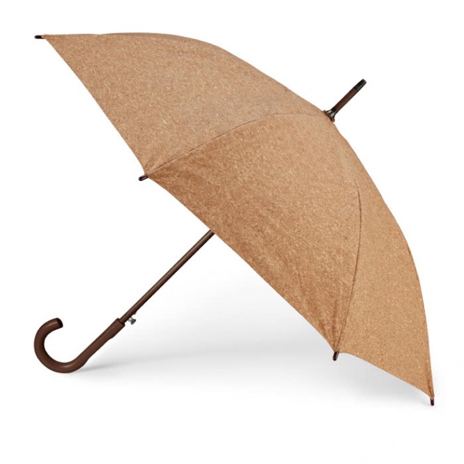Original guarda-chuva em cortiça e madeira