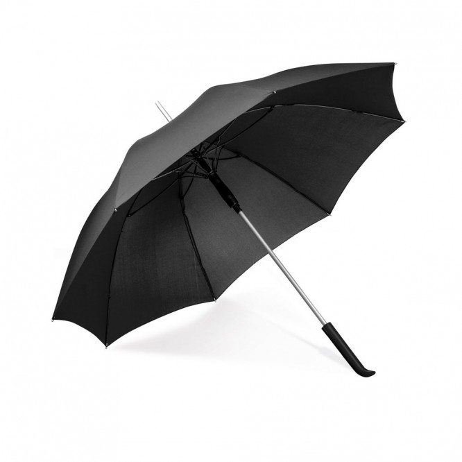 Guarda-chuva à prova de vento personalizado cor preto