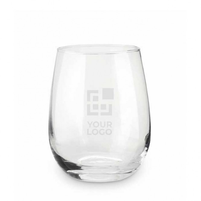 Copos de vidro personalizados com o logo da empresa