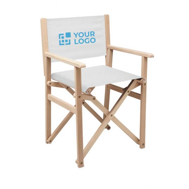 Cadeira de realizador, madeira, dobrável, praia ou campismo, máx. 80 kg vista principal