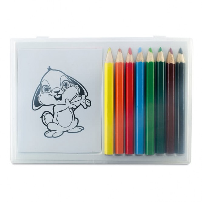 Set de lápis de cores personalizados