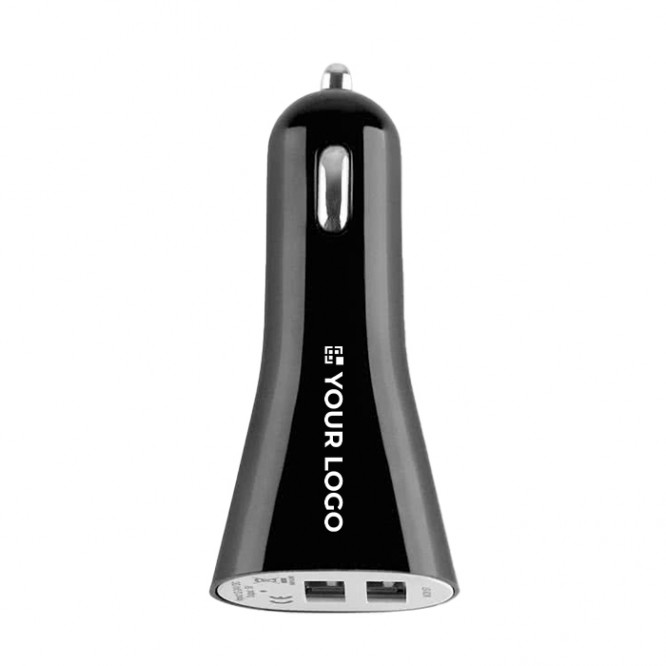 Carregador de USB para publicidade cor preto