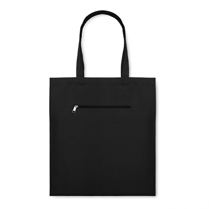 Sacos para compras, personalizados com publicidade cor preto