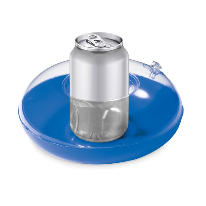 Insuflável personalizado em PVC para latas cor azul