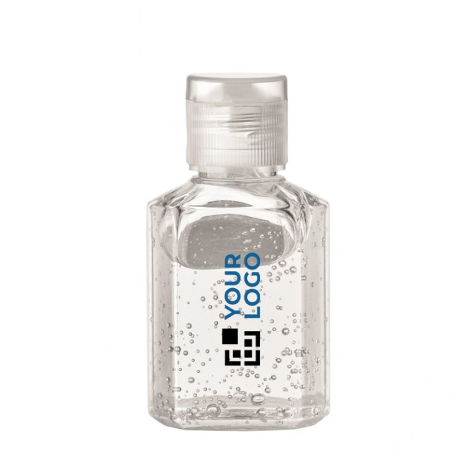 Gel de mãos em frasco transparente de 30 ml vista principal