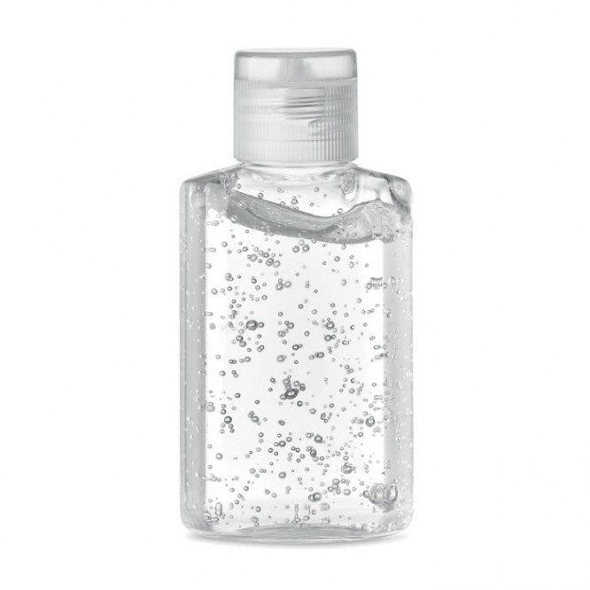 Gel de mãos em frasco transparente de 60 ml