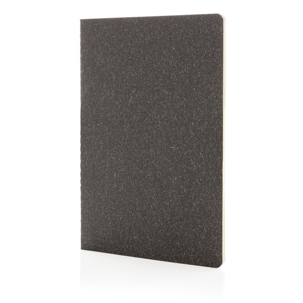 Caderna com capa flexível para merchandising cor preto