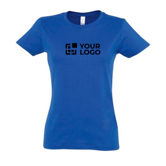 T-shirt de mulher personalizável para brinde vista principal