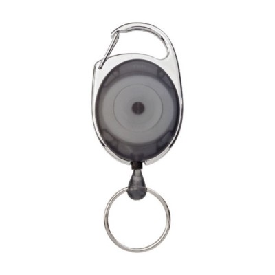Porta-chaves original mosquetão clip extens. cor preto segunda vista frontal
