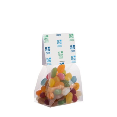 Saco de sortido de Jelly Beans com topo personalizável 100 g