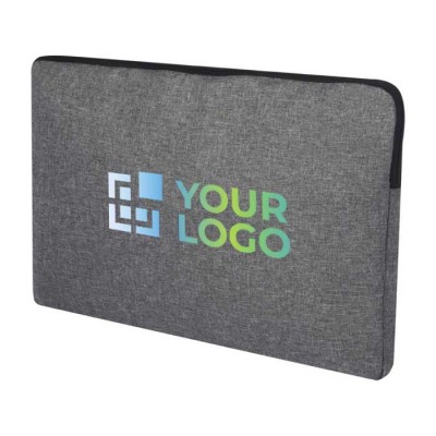 Bolsa acolchoada para portátil com logotipo vista principal