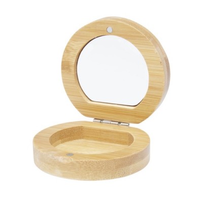Espelho compacto bambu