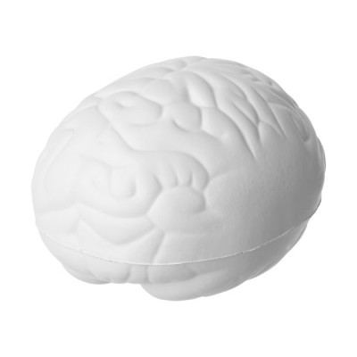 Acessório anti-stress em forma de cérebro cor branco