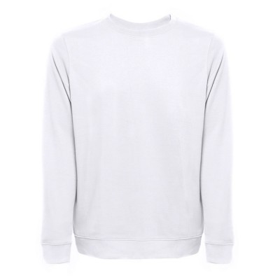 Sweatshirt em pelúcia italiana 240 g/m2 cor branco primeira vista