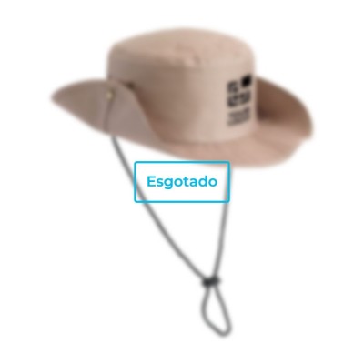 Um chapéu para os mais aventureiros esgotado