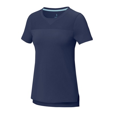 T-shirt sustentável mulher 160 g/ m2  cor azul-marinho