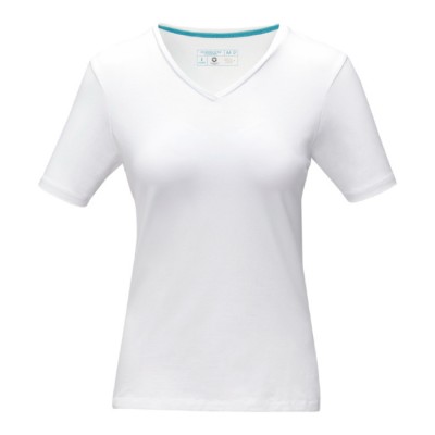 T-shirt de material orgânico para empresas cor branco