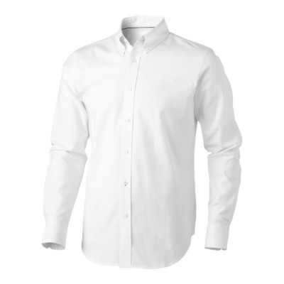 Camisa de manga comprida para personalizar cor branco