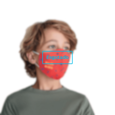 Máscara personalizável para crianças - esgotada