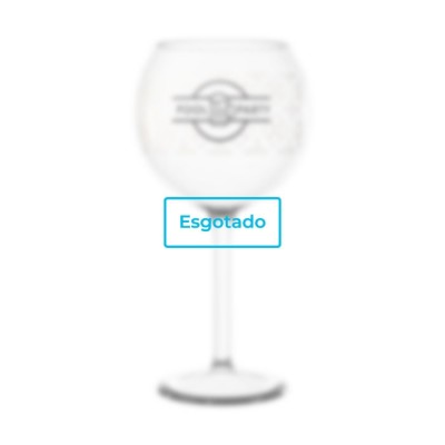 Bonitos copos de forma ovalada com logotipo cor transparente com logo esgotado